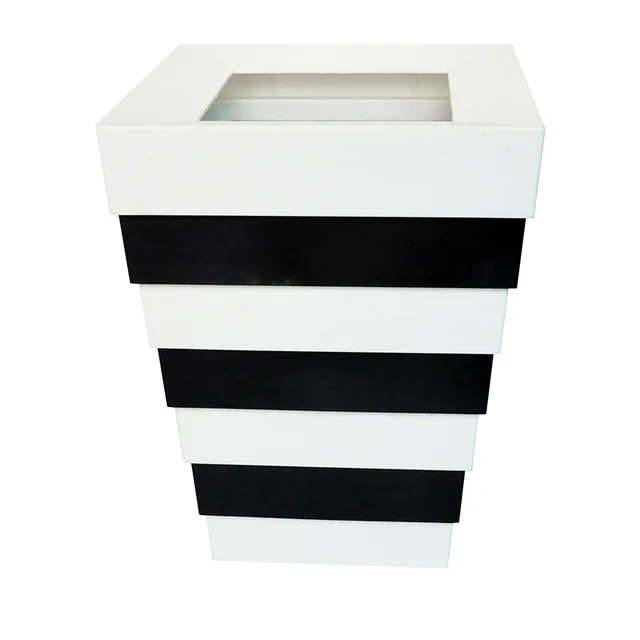 2018 Rainbow Folding Wastebasket Simple Trash Can Plastic Garbage