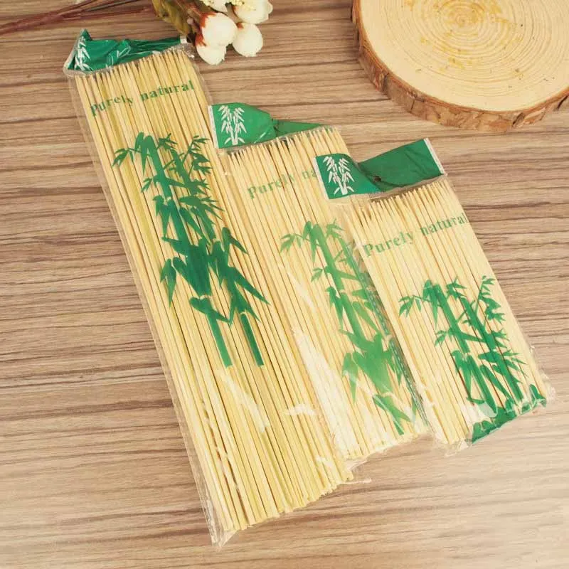 2016 Новый 90 шт. Бамбуковые Шпажки Горячий горшок Гриль жаровне Деревянные Палочки