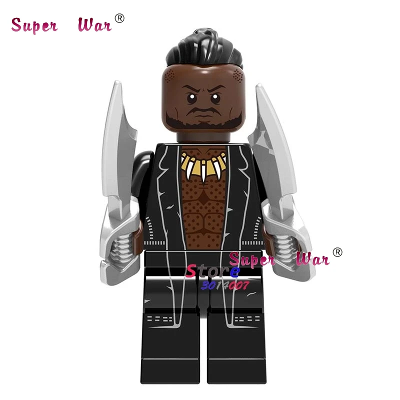 

1PCS model building blocks action superheroes Erik Kill friend hobby game diy toys for children gift