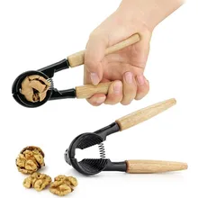 Wooden handle Aluminum alloy Crack almond Walnut Clamp Filbert Nut Clamp Kitchen Nutcracker Pecan Hazelnut Nut Cracker Wooden handle Aluminum alloy Crack almond Walnut Clamp Filbert Nut Clamp Kitchen Nutcracker Pecan Hazelnut Nut Cracker