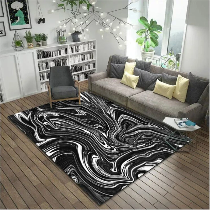 Коврик AOVOLL для гостиной, большой, мягкий, современный, минималистичный, абстрактный, ковер для спальни, коврик для гостиной, аксессуары для стола, напольный коврик