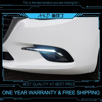

AKD tuning cars DRL For Mazda 3 Axela Mazda3 Daytime Running lights LED Fog Light Stripe Parking Signal Turning 6000K