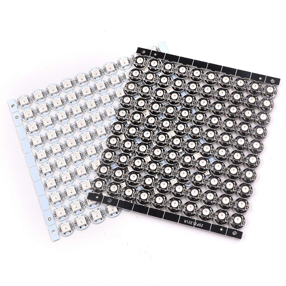 WS2811 WS2812B светодиодный чип и радиатор печатной платы 10 ~ 1000 шт. 5050 RGB SMD свет IC WS2812 Чип