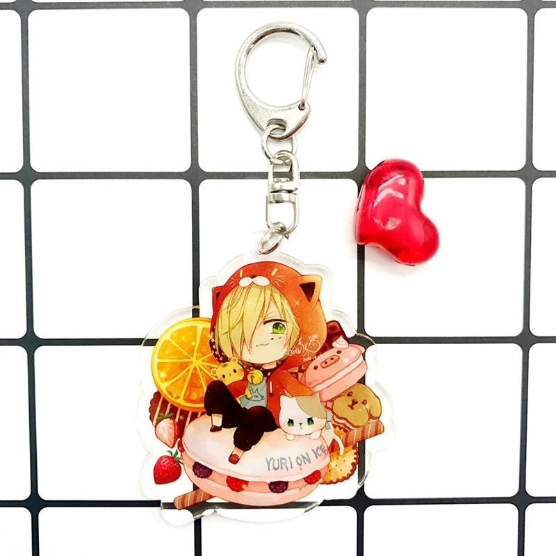 Брелок для косплея подвеска телефона в стиле аниме YURI on ICE Victor Nikiforov Yuri
