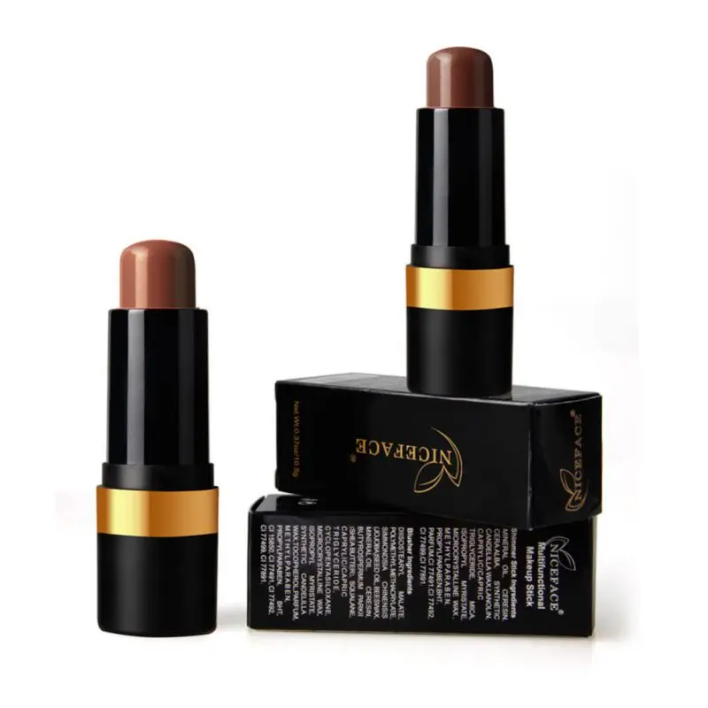 

Face Makeup Natural Contour Stick Creamy Bronzer Create Concealer Full Cover Blemish Highlighter Sticker Makeup