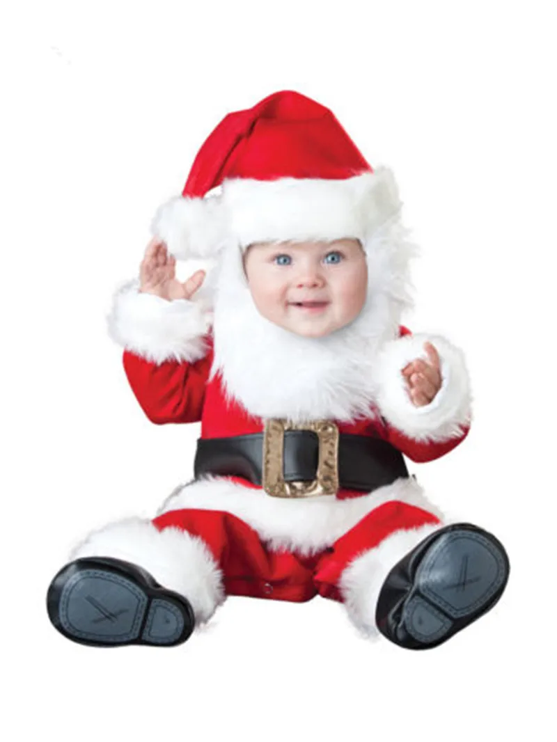The Black Friday Christmas Xmas Halloween Costume Infant Baby Boys Santa Claus Anime Cosplay Newborn Toddlers