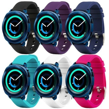 

JKER Silicone Watch Strap Wristband For Garmin Vivoactive 3 /Samsung Gear Sport/Samsung Gear 2 Classic / Samsung S4 Watchband