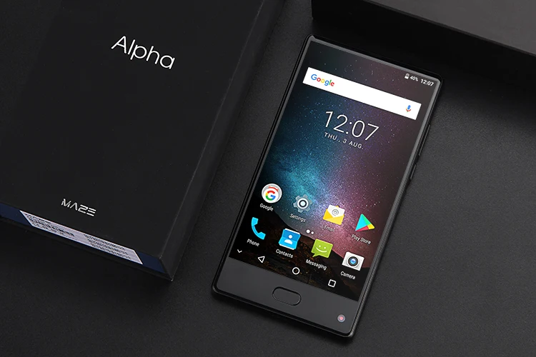 MAZE ALPHA 4GB RAM 64GB ROM MTK Helio P25 2.5GHz Octa Core 6.0 Inch 2.5D Corning Gorilla Glass FHD Screen Dual Camera Android 7.0 4G LTE Smartphone