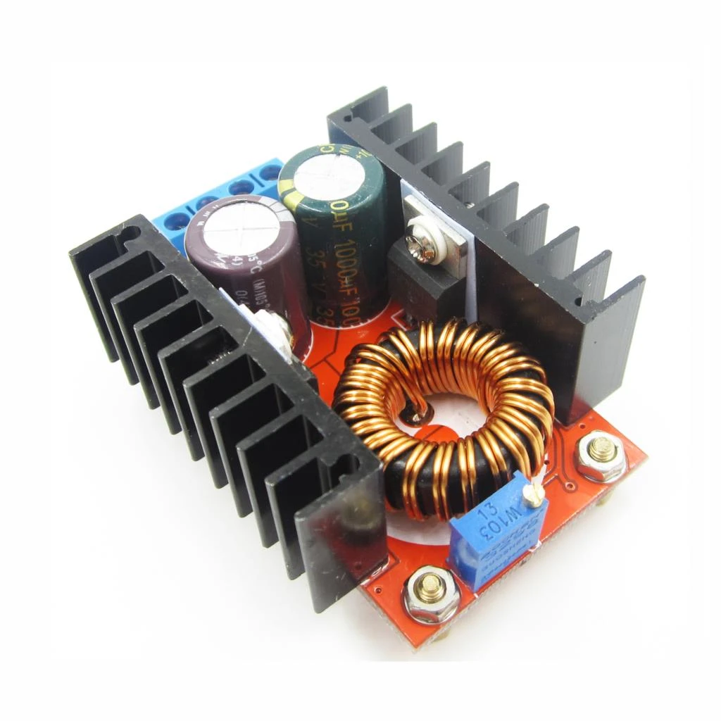 ANGEEK 100 W Voltaje 10-32 V a 60-97 V Boost Converter DC-DC Step-Up Adjustable Power