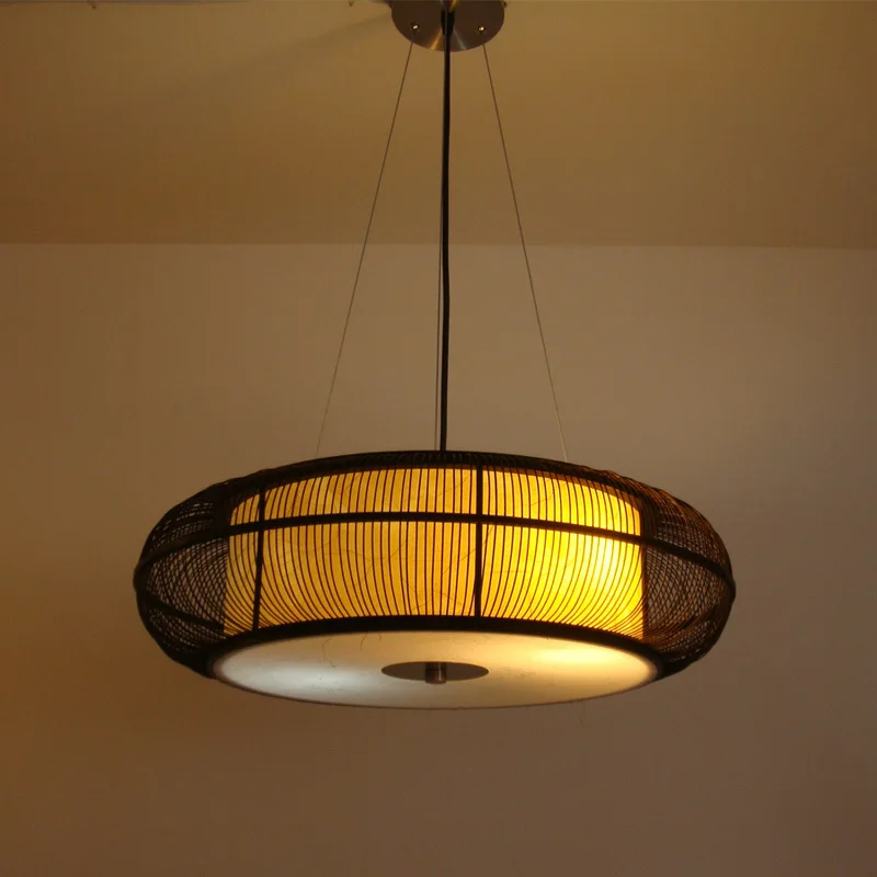 

Bamboo Creative Chinese restaurant chandelier chandelier bedroom living room Ceiling lights Japanese bamboo Southeast light ZS69