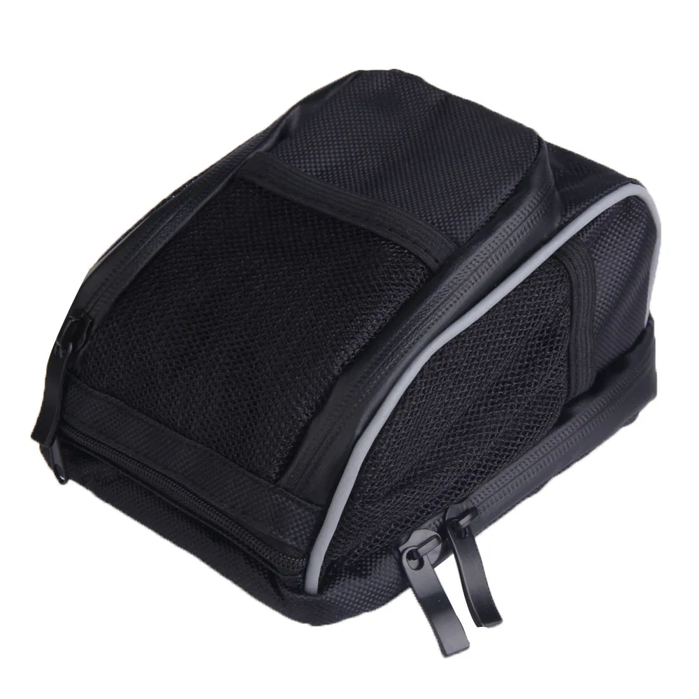 

Bicycle Bag Front Bike Handlebar Bas Black Handle Bar Basket Quick Release Outdoor Cycling Bag Bicycle Accessories