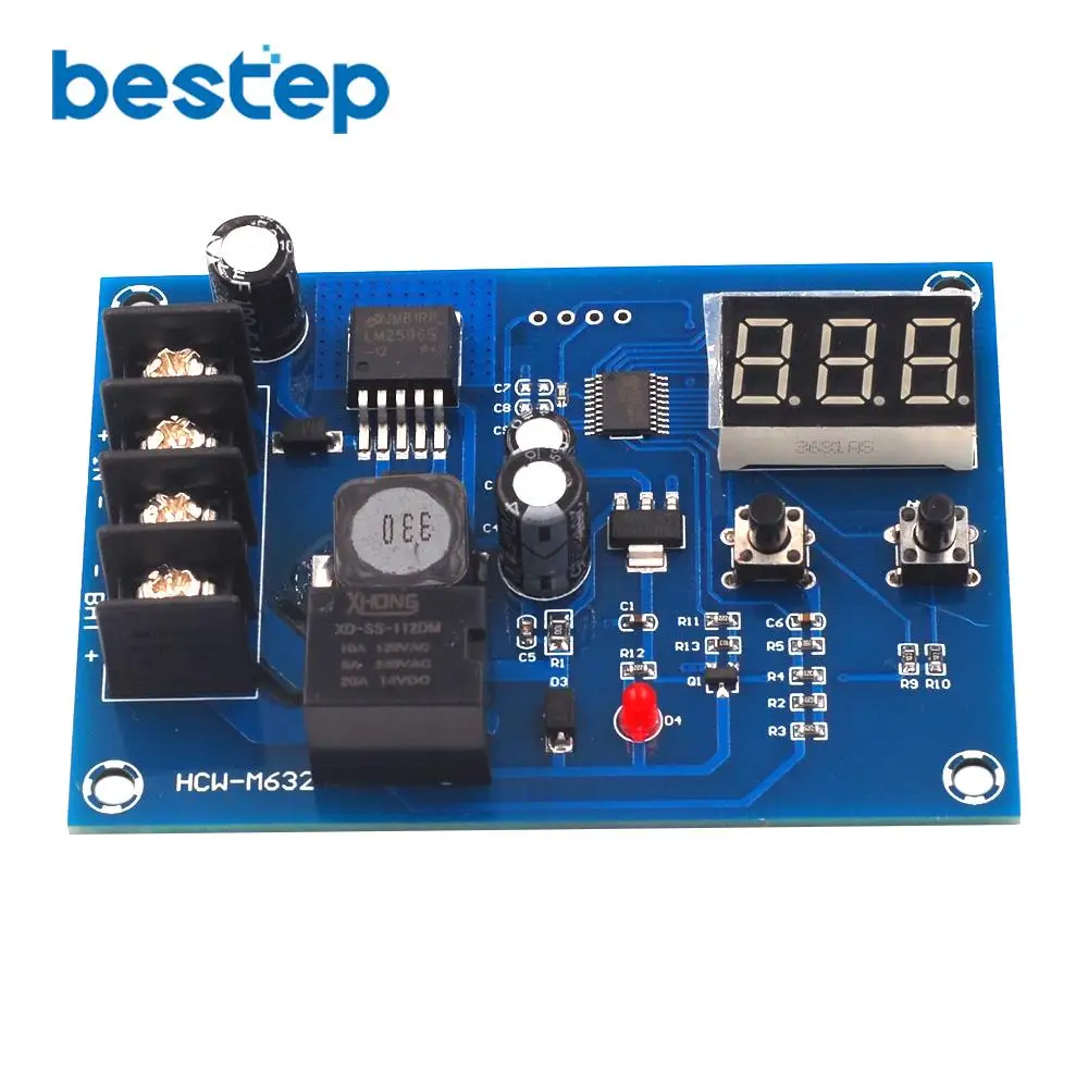 

XH-M603 Charging Control Module Digital LED Display Storage Lithium Battery Charger Control Switch Protection Board 12-24V