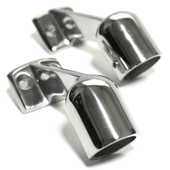 

Marine Boat Yacht 316 Stainless Steel Hand Rail Fitting End Stanchion For 1 Inch 25Mm Tubing