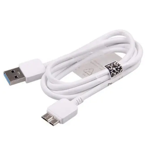 

white 1M 3FT Dual Micro B USB 3.0 data Fast Charger charging Cable for Samsung Galaxy Note 3 Note3 S5 i9600 N9006 Hard Disk