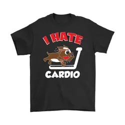 Great Quality Cheap Sale Cardio Exercise T-Shirt I Hate Cardio Men's Funny Design T-Shirt size S-3XL Great Quality Cheap Sale Cardio Exercise T-Shirt I Hate Cardio Men's Funny Design T-Shirt size S-3XL