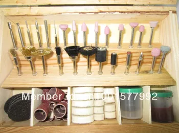 

Free Shipping jewelry rotary tool and accessories,dremel tool kit & 100ps accessories set