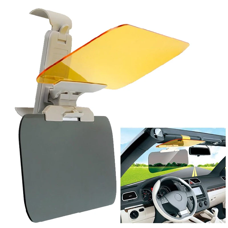 2 In 1 Car Windshield Visor Car Light High Beam Night Universal