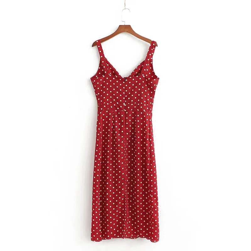 

Summer Sling Dress Bohemian Women V-Neck Floral Short Sexy V-Neck Dress Women Knee-Length Dress Vintage A-Line Sundress