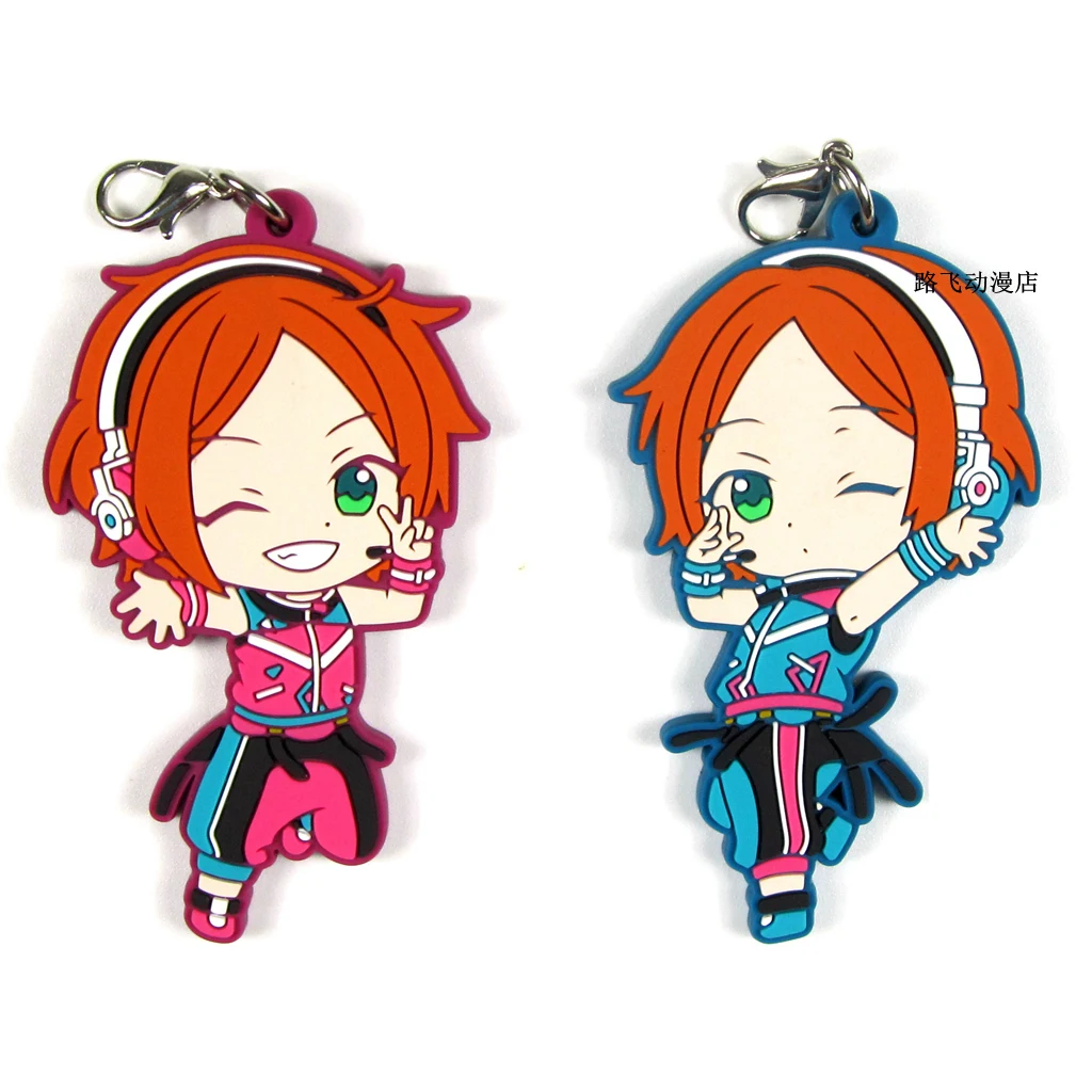 

Ensemble Stars Aoi Yuta Aoi Hinata Action Figure Anime Model Rubber Mobile Phone Keychain Pendant Christmas Toys for Gifts 6cm