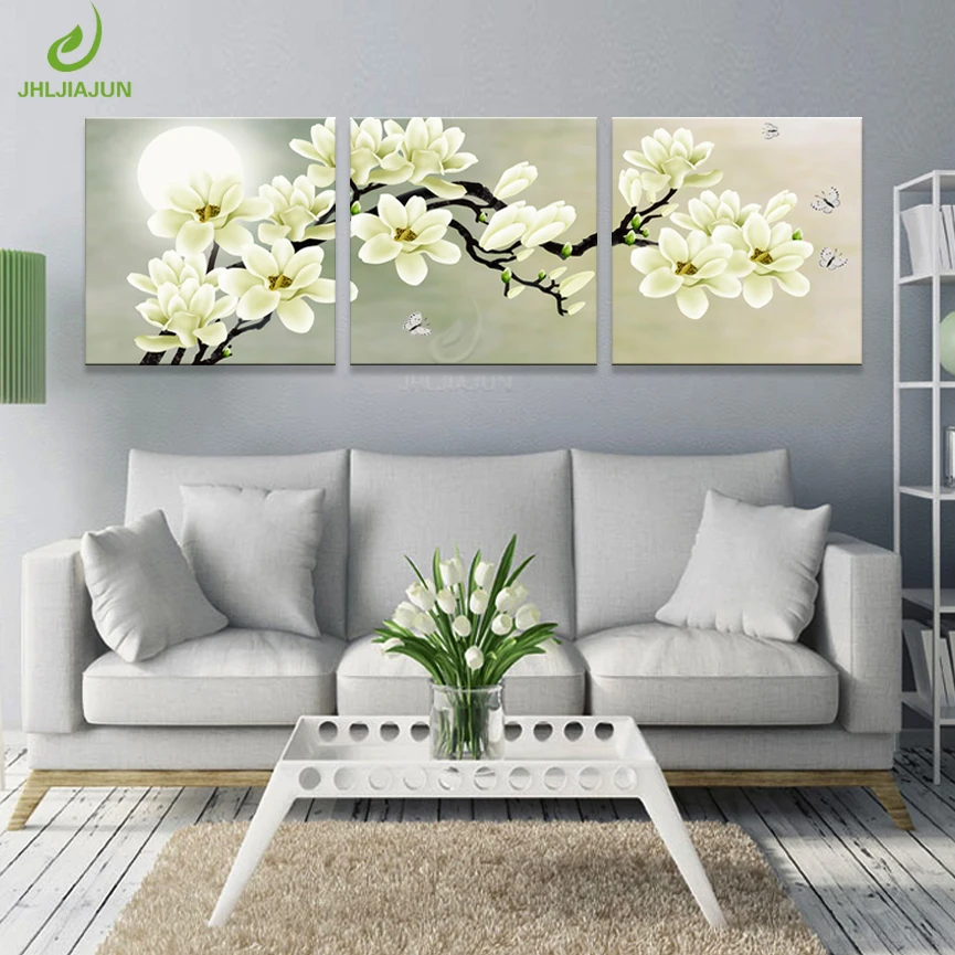 Lienzo Pintura Pared Para Salon De Estar Imagenes Modulares Cocina Verde Orquidea Imagen Impresiones Y Carteles