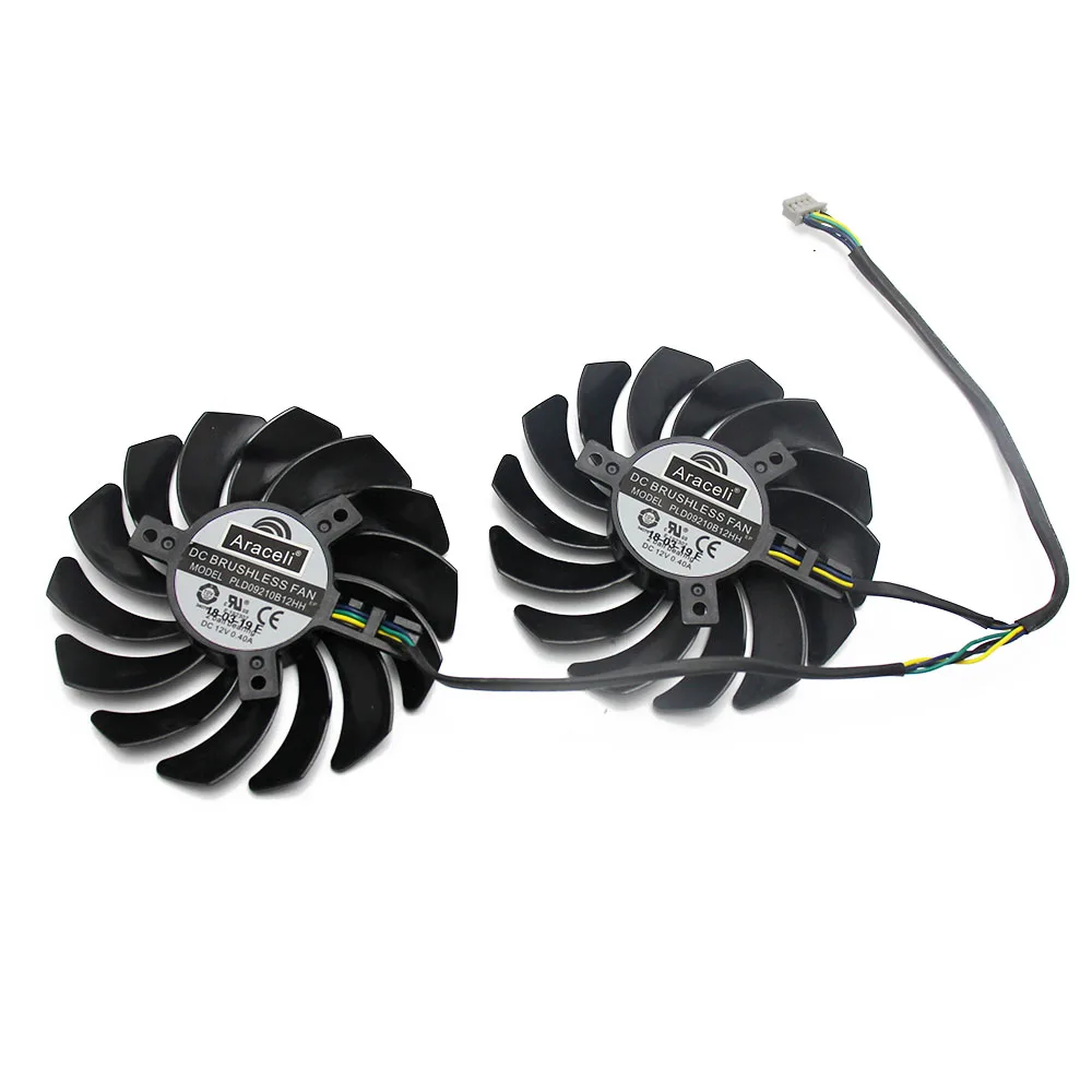Вентилятор для майнинга MSI RX470 RX 480 RX570 RX580 4 контакта|Кулеры/вентиляторы/системы