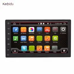 Kebidu 7 дюймов Аудио Видео плеер с радио и Wi-Fi Bluetooth AV-In FM со встроенным Bluetooth 2,0 с A2DP USB Wi-Fi адаптеры/Fr для автомобиля gps