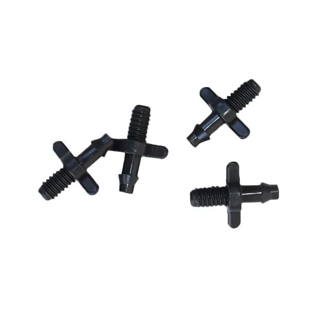 Menetes Csatlakozó 4/7 Mm 1/4 "Öntözőcsatlakozó Szöges Csepegtető Öntözés Tömlő Műanyag Barb Szerelvények - Image 5