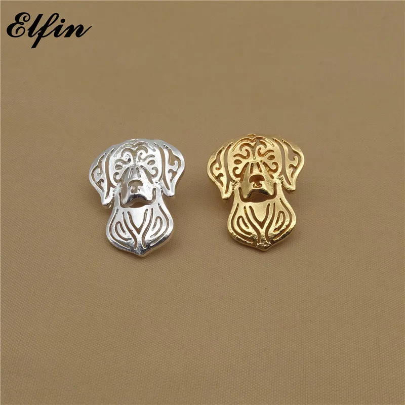 

Elfin Cute Hungarian Vizsla Brooches Gold Color Silver Color Hungarian Vizsla Brooches Jewellery