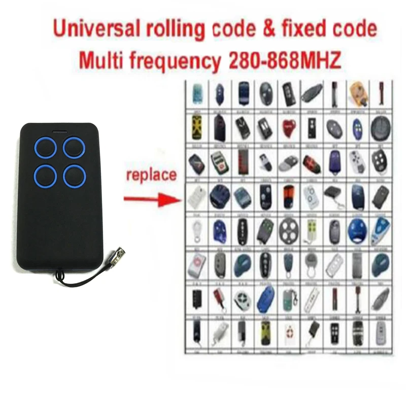 

Duplicator CAME DOORHAN FAAC NICE replacement remote control transmitter rolling code free shipping