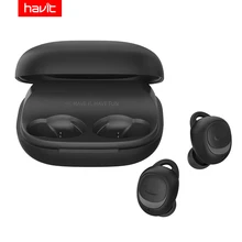 HAVIT I93 TWS Mini kablosuz kulaklık Kulak Bluetooth Kulaklık V5.0 Spor IPX5 Su Geçirmez 2200mAh Kutusu Şarj Edilebilir Kulaklık(China)