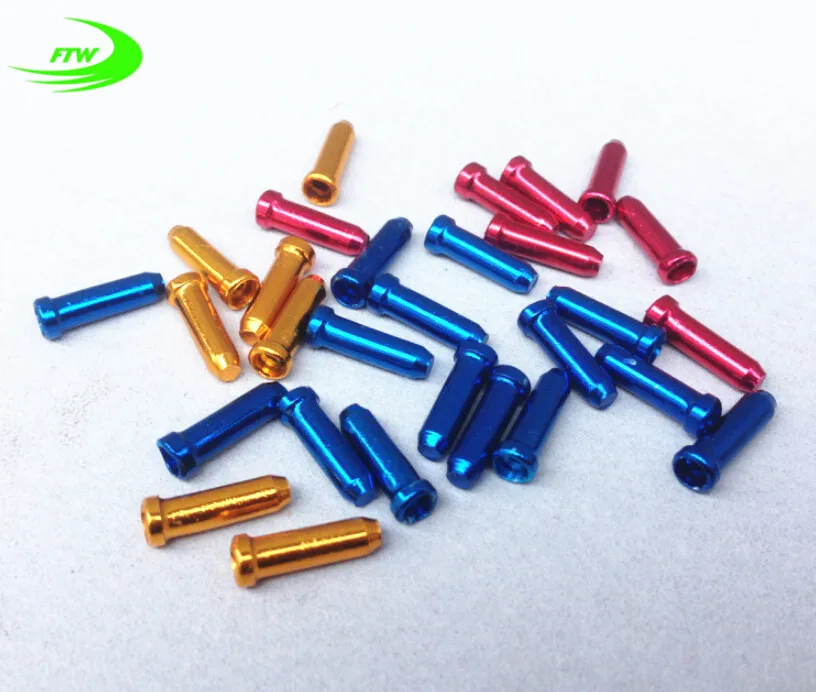 Colorful 10pcs Bicycle Bike Brake Cable Shifter Wire End Crimps Ferrules Cap
