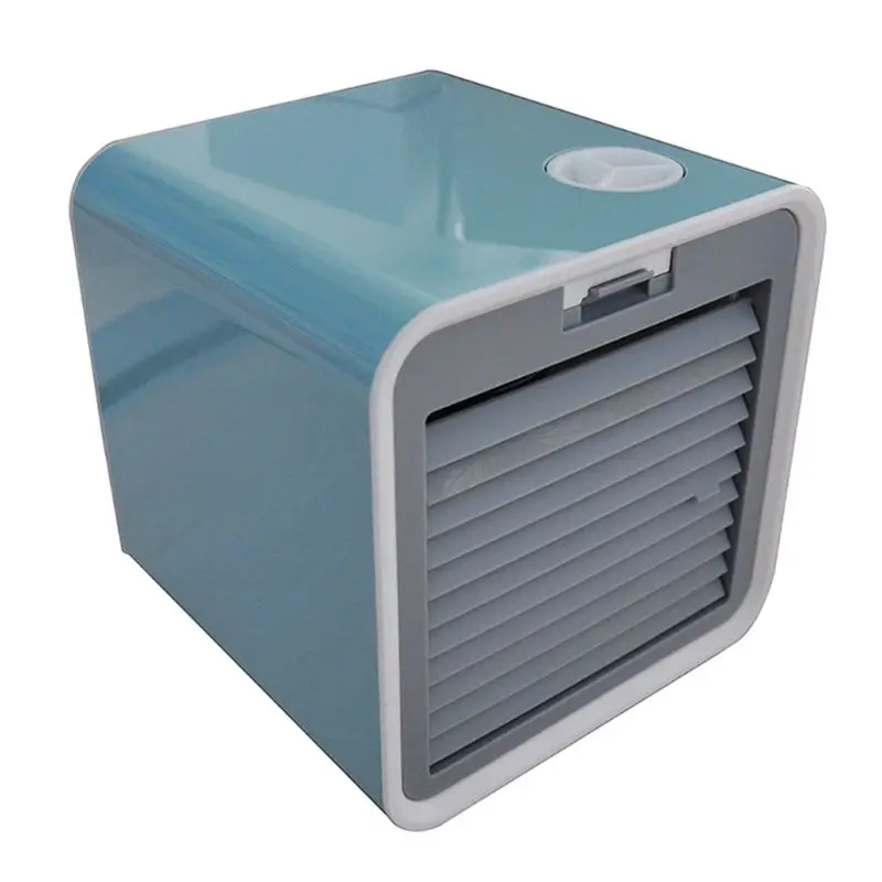 3 в 1 портативный охладитель воздуха USB персональный Третий механизм регулировка скорости пространство кондиционер вентилятор evopolar увлажнитель воздуха для офиса кулер - Цвет: blue