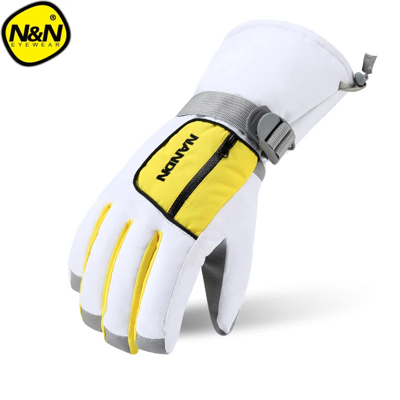 

Nandn Winter Children Parent Men Women Outdoor Skiing Snowboarding Mountaining Warm Breathable Windproof Waterproof Gloves
