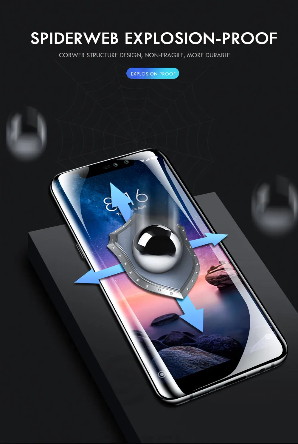 Гелевая 3D Защитная пленка для Xiaomi redmi Note 5 6 8 Pro 7, глянцевая Защитная пленка для экрана для redmi 5 Plus 0,1 мм, Гидрогелевая пленка