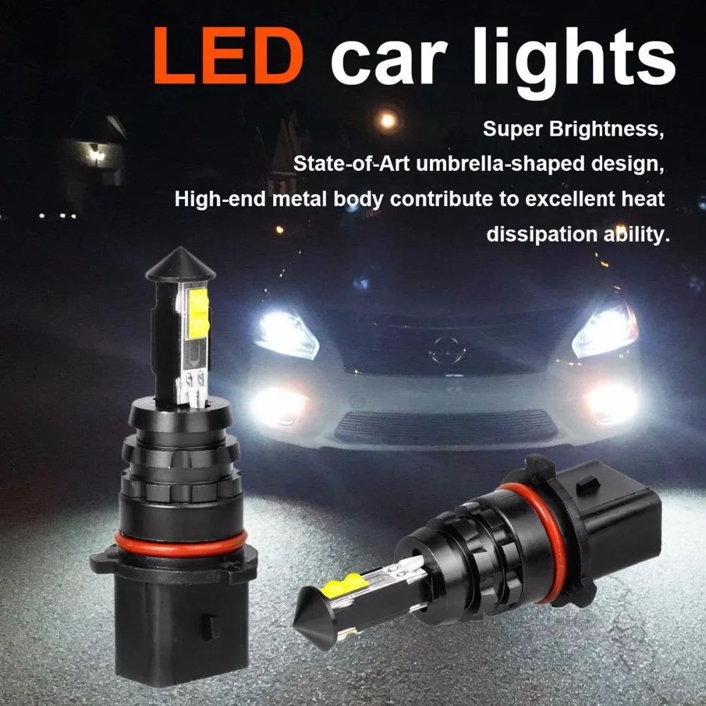 

Auto P13W 12277 LED Error Free Canbus 4*5W Cree Chip SH24W PSX26W LED Bulbs For Mazda CX-5 Daytime Running Lights,6000K White