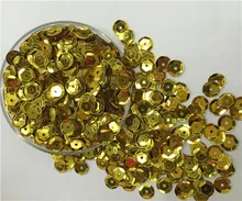 Free shipping 30g(1000pcs)wholesale 8mm Cup Round Dark Gold color loose sequins Paillettes sewing Wedding craft DIY Free shipping 30g(1000pcs)wholesale 8mm Cup Round Dark Gold color loose sequins Paillettes sewing Wedding craft DIY
