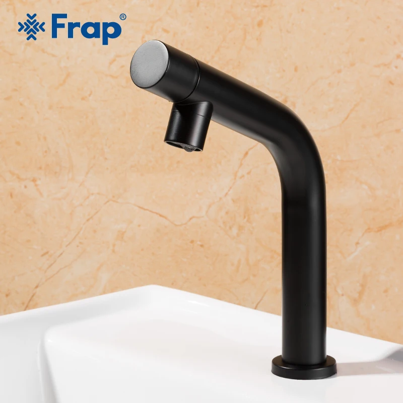 

Frap Basin Faucet Black Deack Mounted Faucet Bathroom Water Mixer Taps Single Sink Faucet torneira banheiro
