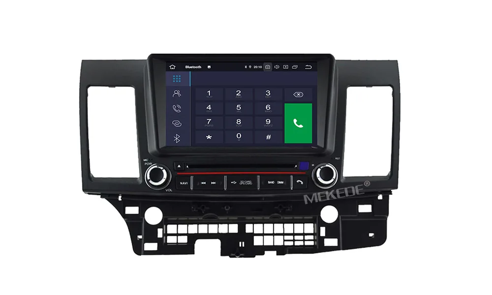 Sale Android 9.0 8"2din car gps navigation radio cassette player for Mitsubishi Lancer EX EVO Lancer 10 2006-2016 WiFi BT USB navi 22