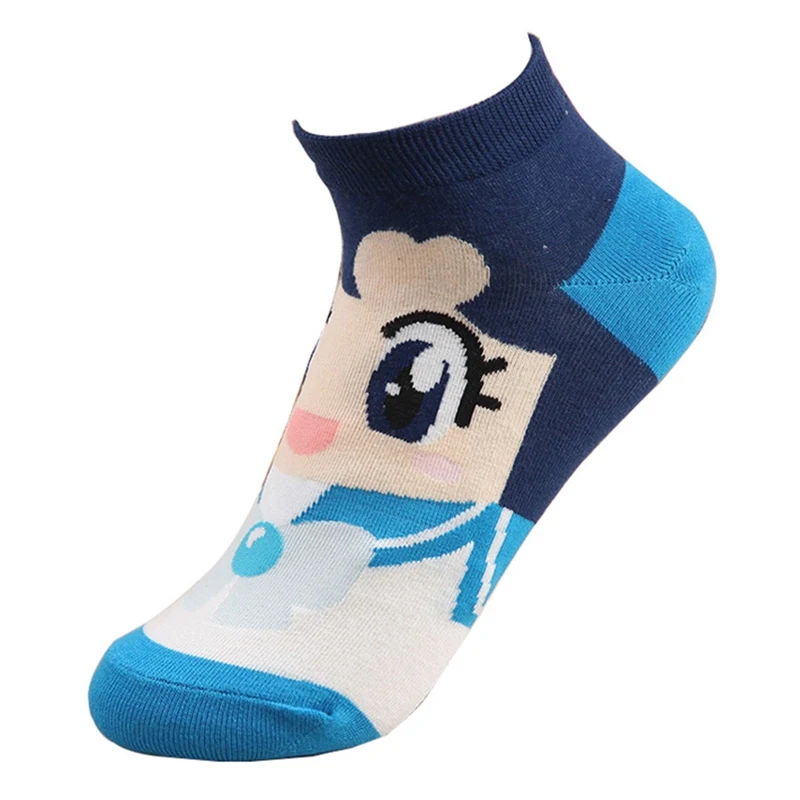 Sailor Moon Mercury Mars Jupiter Cute Cartoon Socks Spring Summer Casual  Women's Fashion Cotton Sneaker Socks
