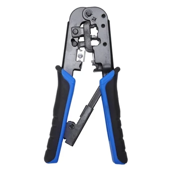 

Multifunctional Crystal Head Crimping Tools Ratchet Crimping Tools Network Cable Clamp For 4P 6P 8P Rj-11 / Rj-12 Rj-45