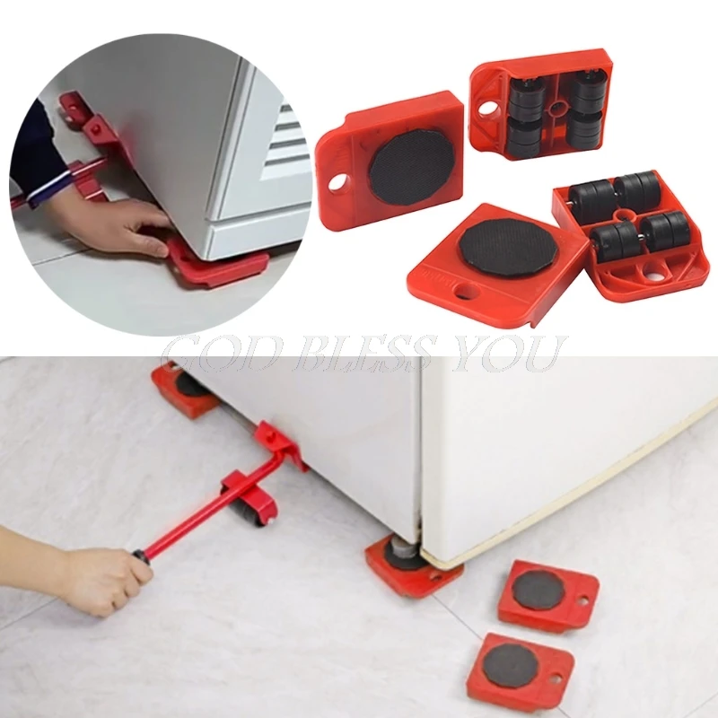 Furniture Mover Set 1Pc Moves Furniture Tool Transport Shifter Moving Wheel Slider Remover Roller Heavy