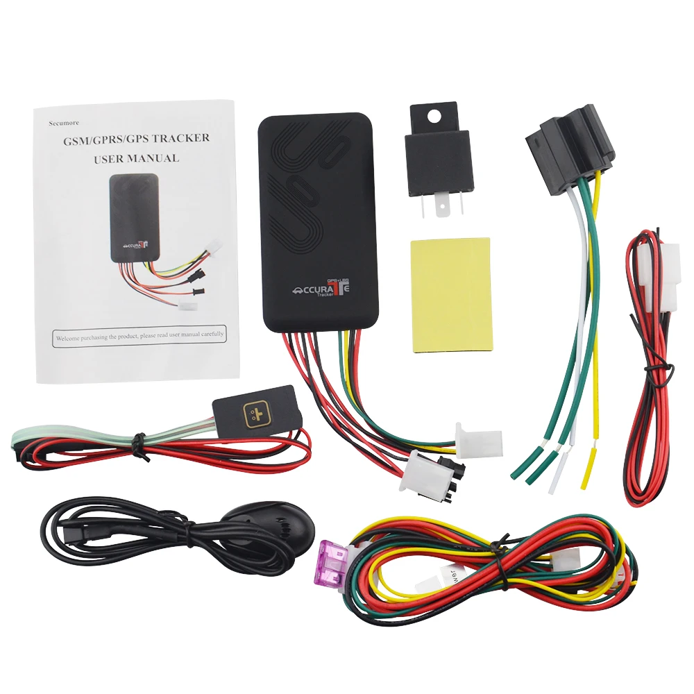 

Car GPS Tracker SMS GSM GPRS GT06 Monitor Locator Remote Control For 12-24V Motorcycle Auto Google Link Support Two- way Talk
