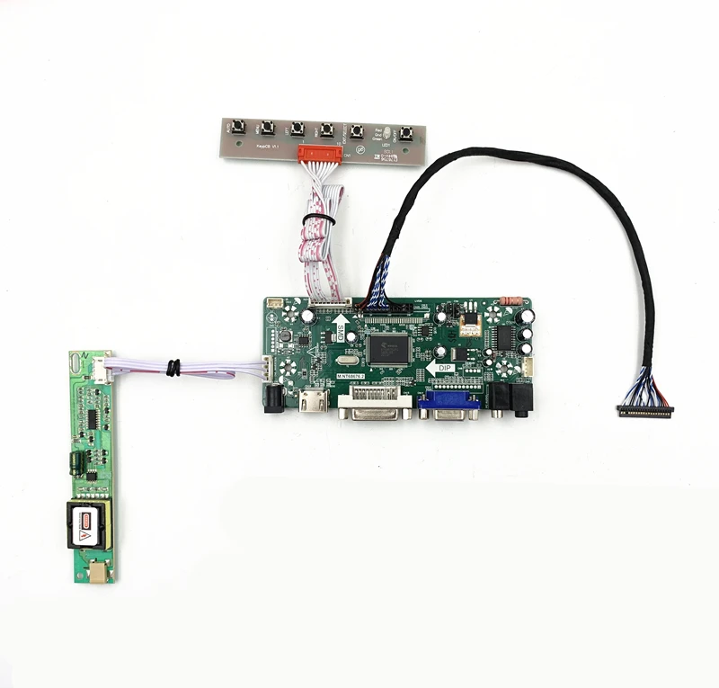 

NT68676 DVI VGA AUDIO HDMI-compatible LCD Controller Board for UB141X01 14.1 inch 1024x768 CCFL LVDS LCD Board raspberry pi diy