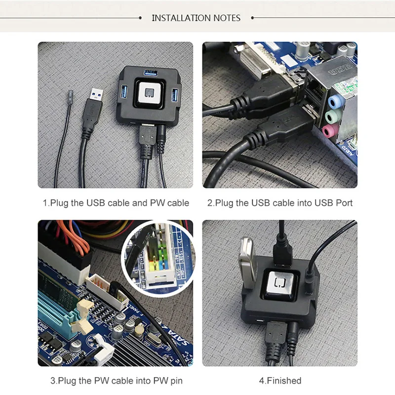 Usb-хаб 3,0 внешний 3 порта USB разветвитель 2 порта аудио со звуковой картой компьютерный Переключатель Для iMac аксессуары для ноутбуков концентратор USB 3,0