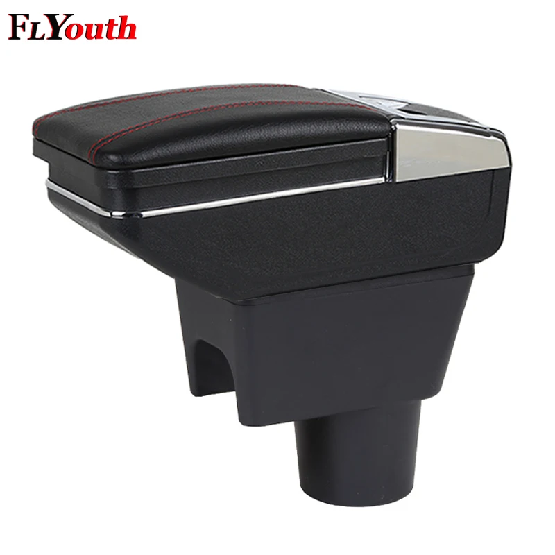 

For Renault Duster 2010-2018 Car Armrest Box Central Store Content Box Cup Holder Ashtray Interior Car-Styling Auto Accessories