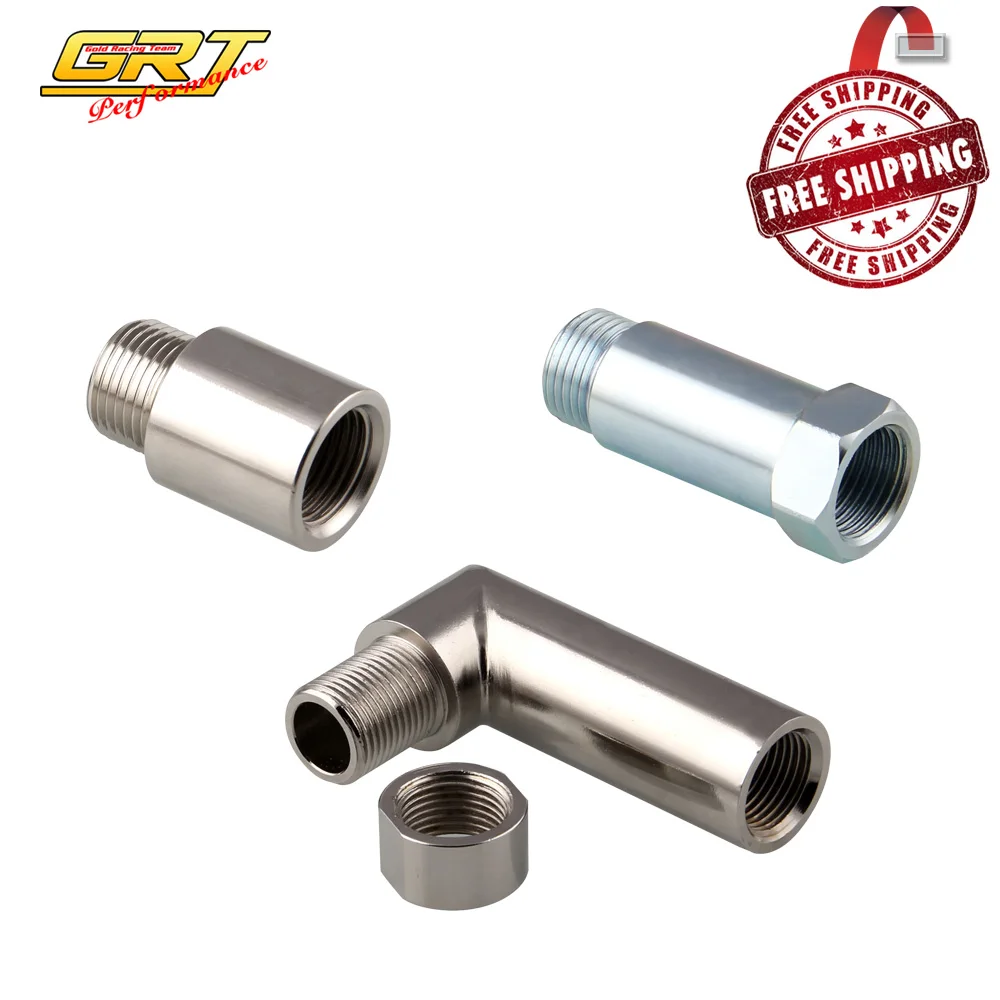 2Pcs 90 Degree Check Engine Light Eliminator With O2 Sensor Bung And Plug Sets