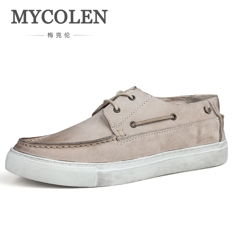 Qualidade Masculino De Alta Dos Bege Casuais O Listagem Homens Mão A Para Sapatos cáqui Desig Mocassins À Apartamentos Mycolen Feitos Sexo Minimalistas Nova xPwRv4nzgq