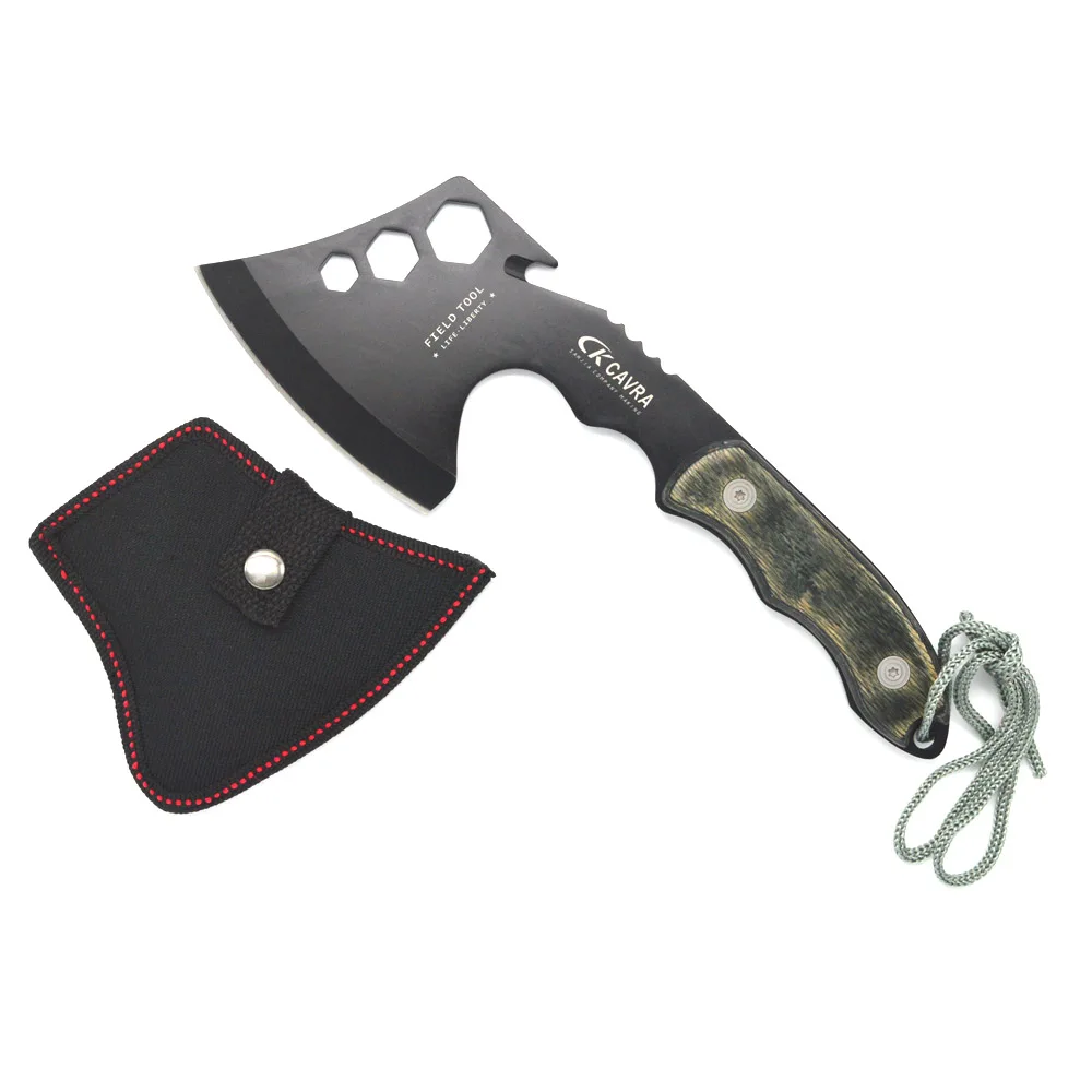 CK Wood Handle Sharp Survival tomahawk axes outdoor machetes steel