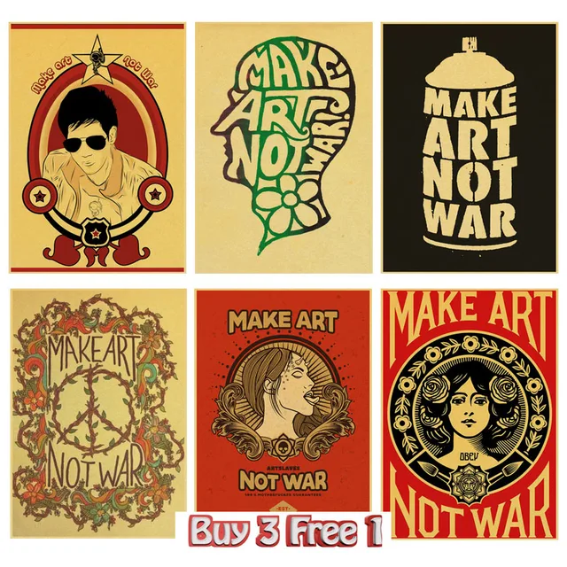 make art not war