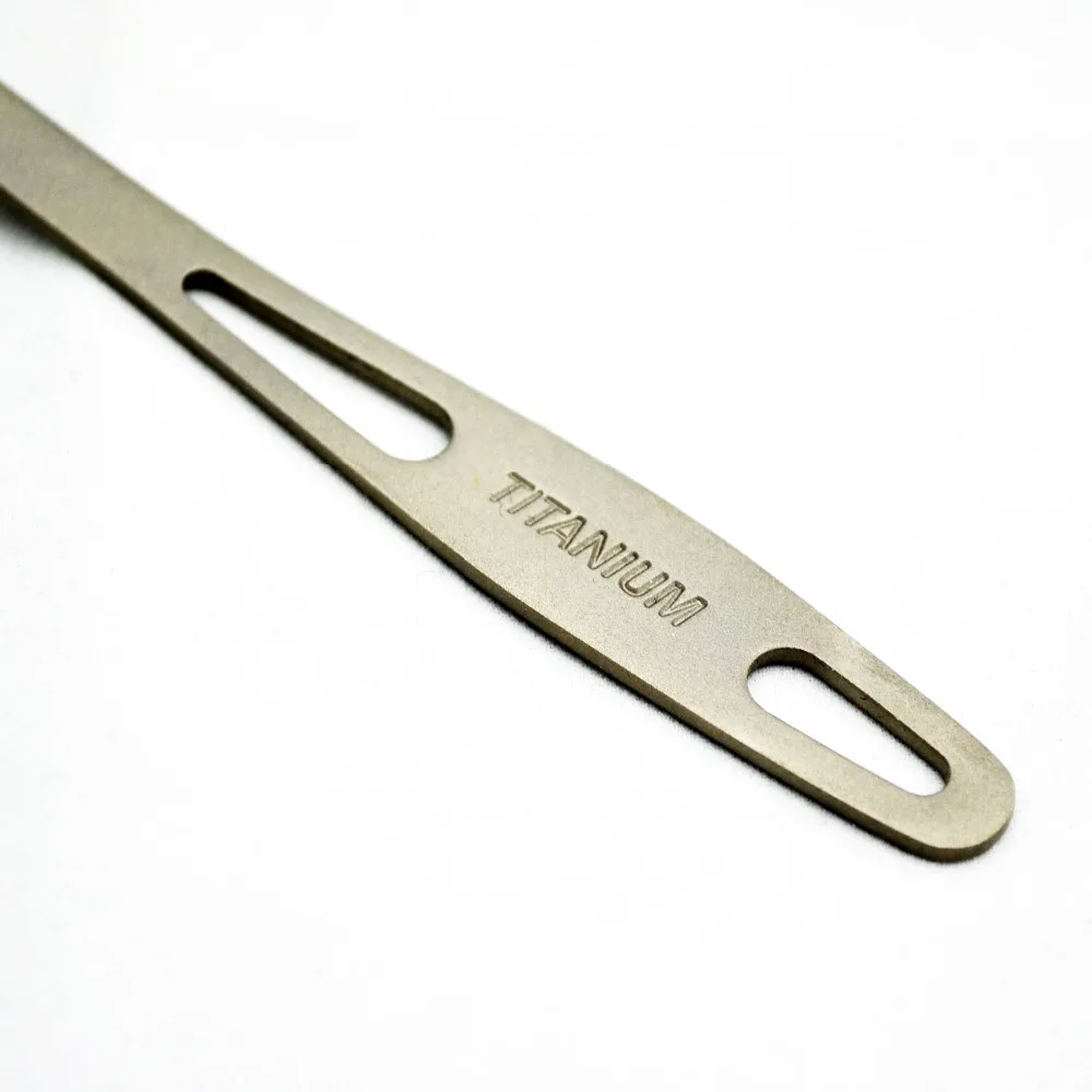 Toaks titanio spork portátil al aire libre Camping cubiertos viajes vajilla Picnic senderismo conveniente tenedor cuchara SLV-01